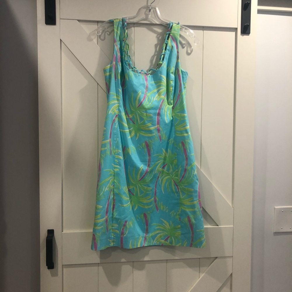 Lilly Pulitzer dress palm tree print - Picture 3 of 8